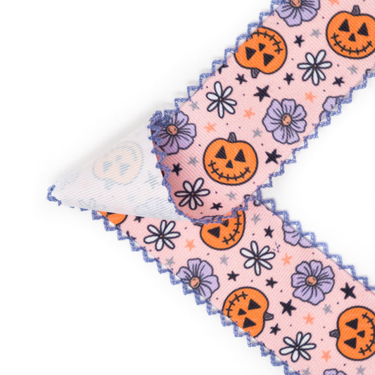 Jack O' Lantern Daisies Moonstitch