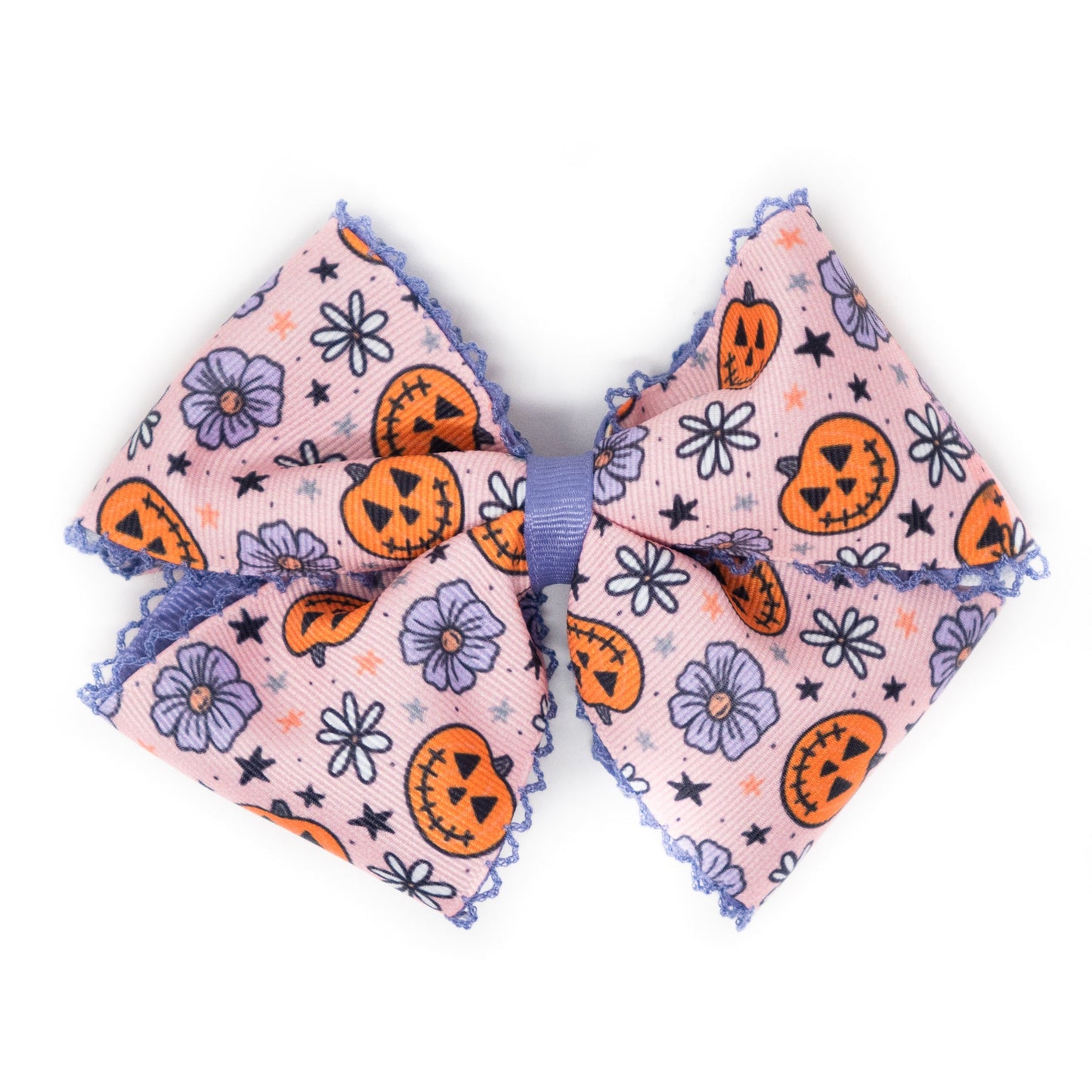 Jack O' Lantern Daisies Moonstitch